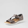 Ziera Bizza XW Pewter Leather Sandals
