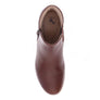 Brown leather shoe
