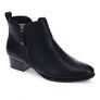 Black boot shoe