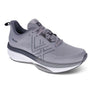 Gray running shoe