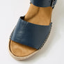 Ziera Kraig XF Navy Leather Sandals