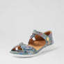 Ziera Daffodil Blue Dot Print