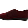 Maroon slip-on shoe