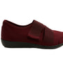 Maroon shoe with straps