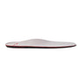 White shoe insole with red tint