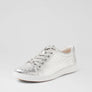 Ziera Delilah Xf Silver Weave Print Leather Sneakers