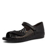 Daffodil W Black Leather