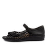 Daffodil W Black Leather