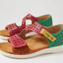 Ziera Bizza XW Bright Multi Leather Sandals