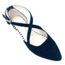 EMOII Lily - Navy Suede/Patent Combo