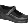 Drew Rose Black - Black/ black stretch Leather 14375