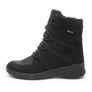 Black winter boots