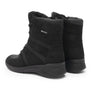 Black winter boots
