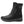Black winter boot with zipper