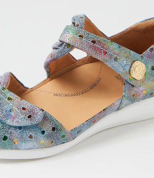 Ziera Daffodil Blue Dot Print