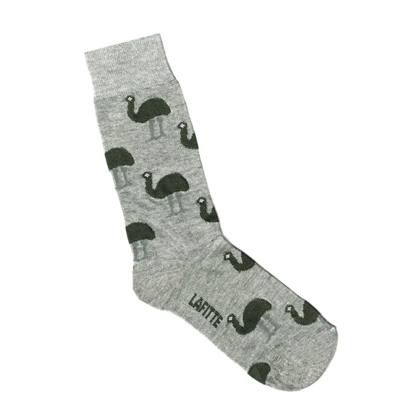 Lafitte Emu Socks- Grey