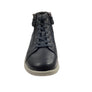 Black leather shoe 