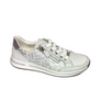 White sneaker with zipper