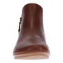 Brown leather shoe