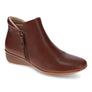 Brown leather shoe