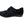 Black navy shoe with a woven pattern