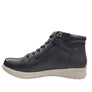 Black leather shoe