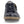 Navy blue shoes with a zipper