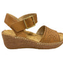 Tan wedge sandal
