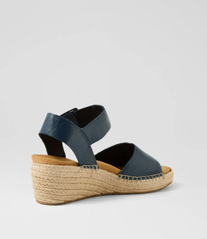 Ziera Kraig XF Navy Leather Sandals