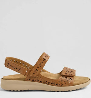 Ziera Belon XW Tan Almond Leather Sandals