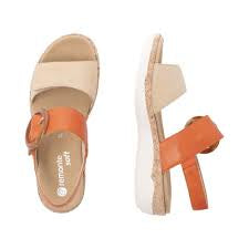 Remonte Abigail Orange Combo R6853-39