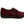 Maroon shoe with straps