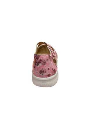Ziera Sachet XF Pink Print Leather Flat Shoes