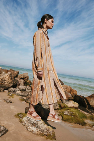 NAOT Crepe Caramel Leather