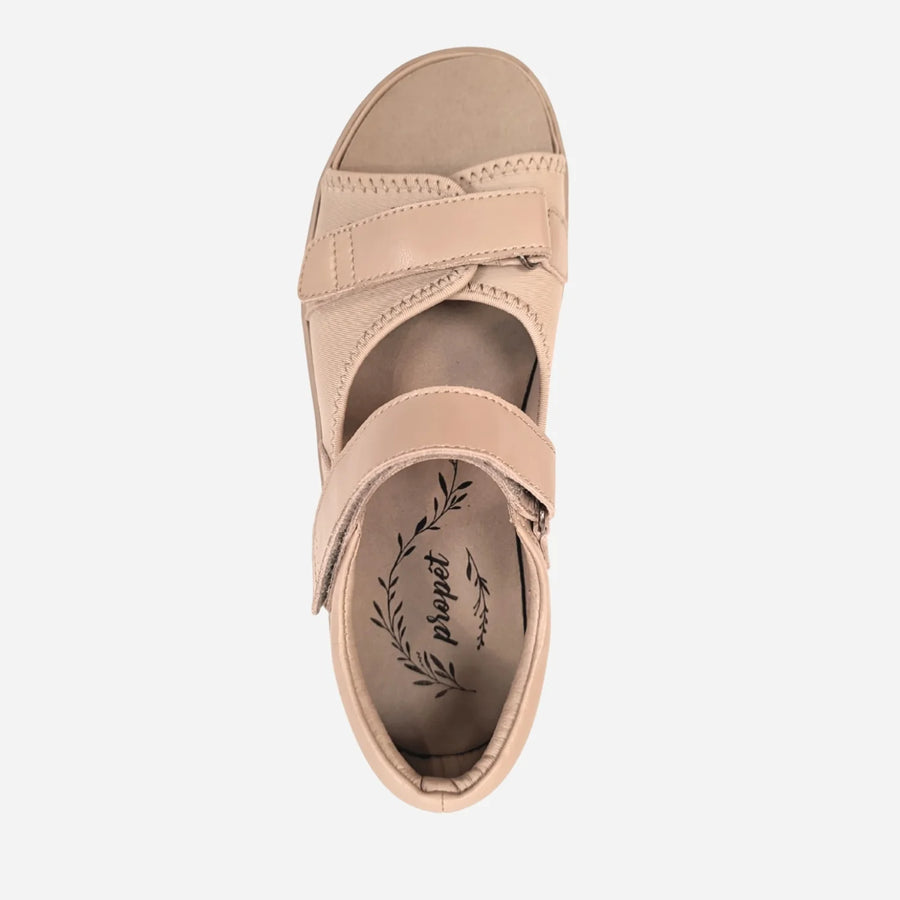 Propet Ped Walker 6.2 sandal (WSO323P) Taupe