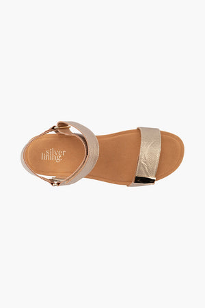Silver Lining Utica Print Champagne Spritz (rose gold)
