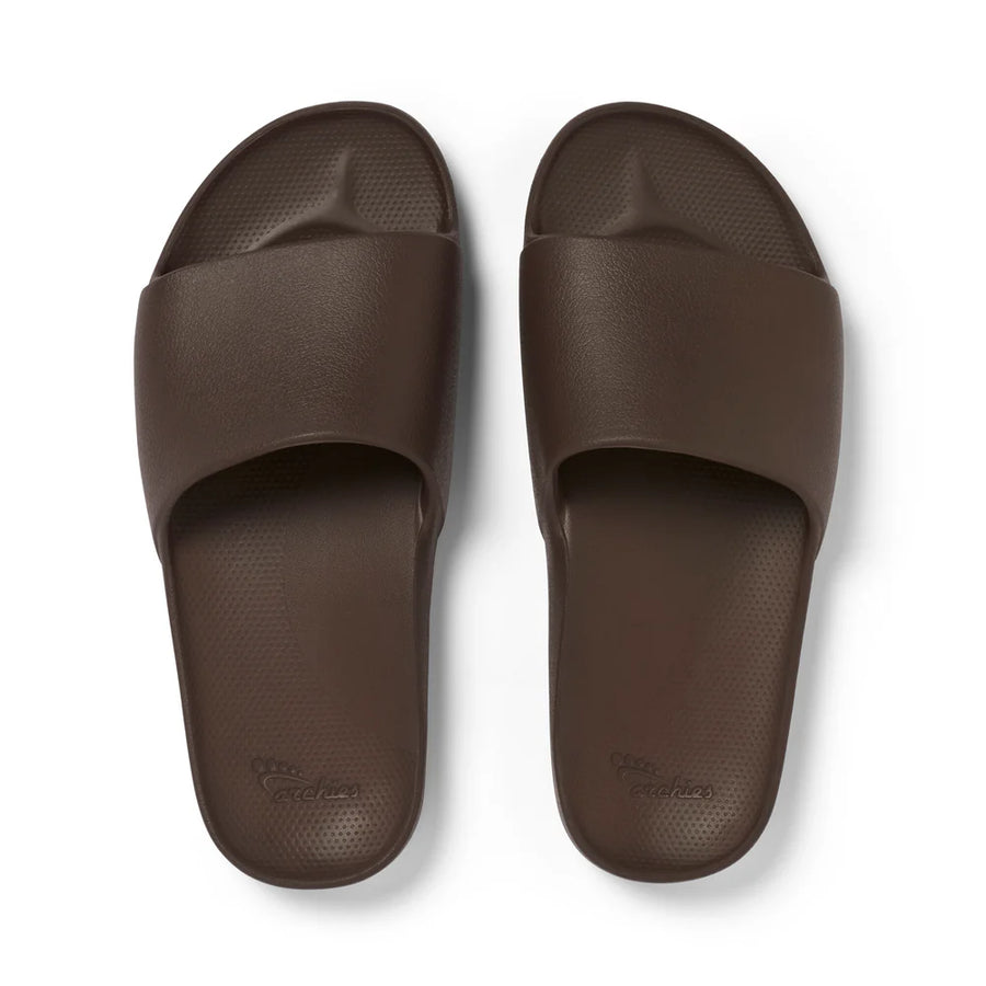 Archies Support Slides Chocolate Brown