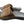 Scholl Orthaheel Cable Mens Slides-Brown