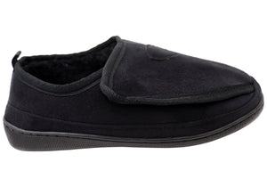 Scholl Ez-On Black Slippers