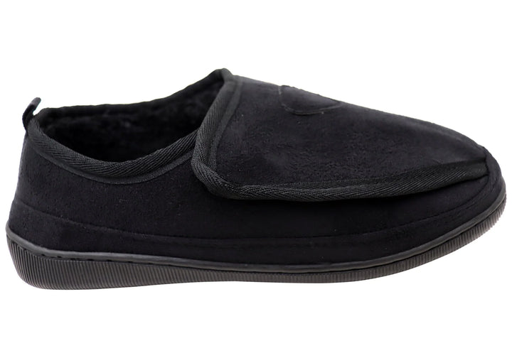 Scholl Ez-On Black Slippers