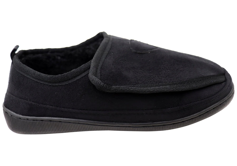Scholl Ez-On Black Slippers