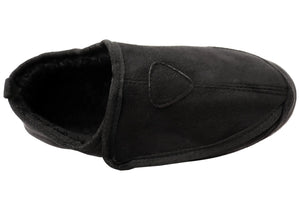 Scholl Ez-On Black Slippers