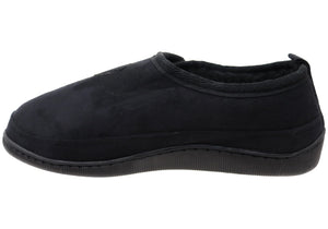 Scholl Ez-On Black Slippers