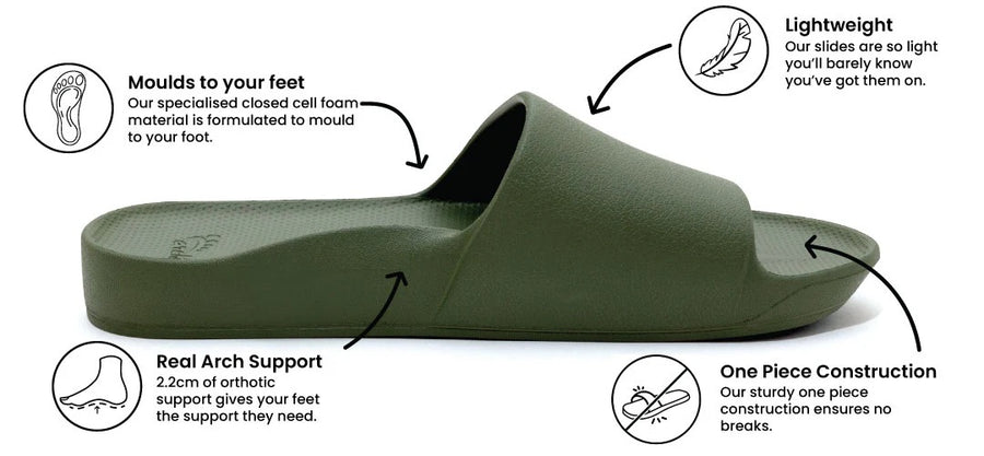 Archies Support Slide Khaki