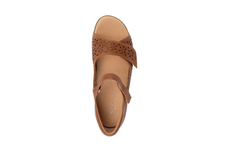 Klouds Tracy Perforated Caramel