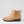 Tan ankle boot with brown sole