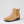 Tan ankle boot with a brown sole