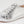 Ziera Delilah Xf Silver Weave Print Leather Sneakers