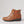 Brown leather ankle boot