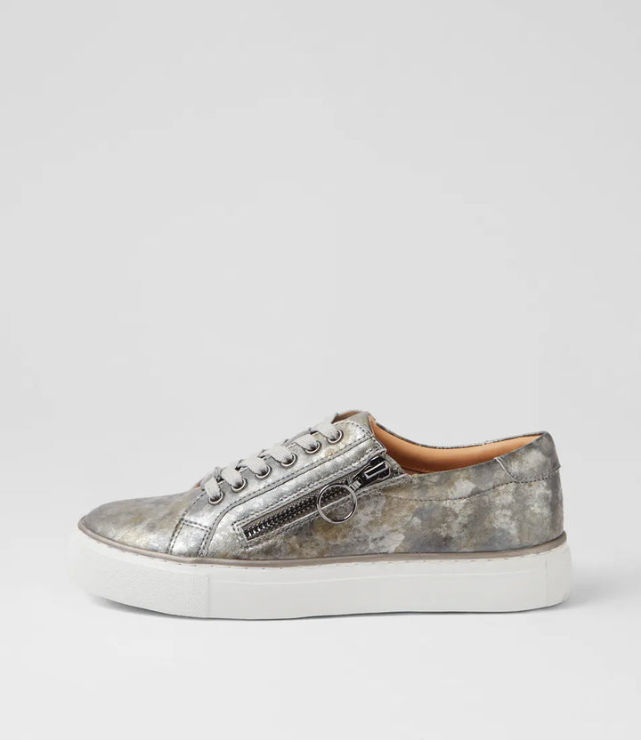 ZIERA Pamela Pewter Leopard